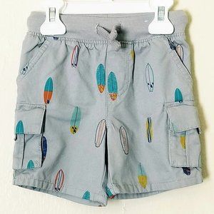 Garanimals Gray Surfboard Cargo Shorts For Boys.